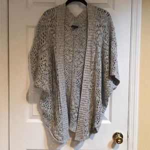 Open Knit Cocoon Cardigan